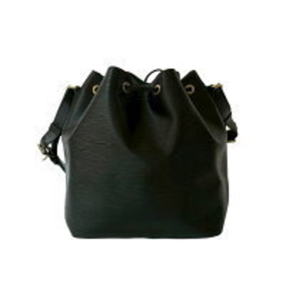 LOUIS VUITTON Noe Epi Drawstring Shoulder Bag Pochette Noir Black - Picture 3 of 9